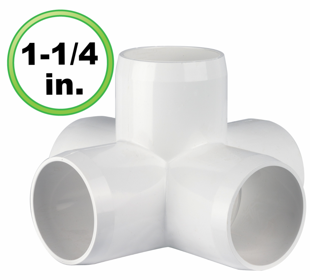 5 Way X (1-1/4 inch), Type: 54-F (White), Volume: Per Piece