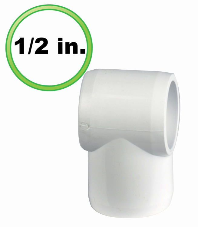 Slip T (1/2 inch), Type: 61-F (White), Volume: Per Piece