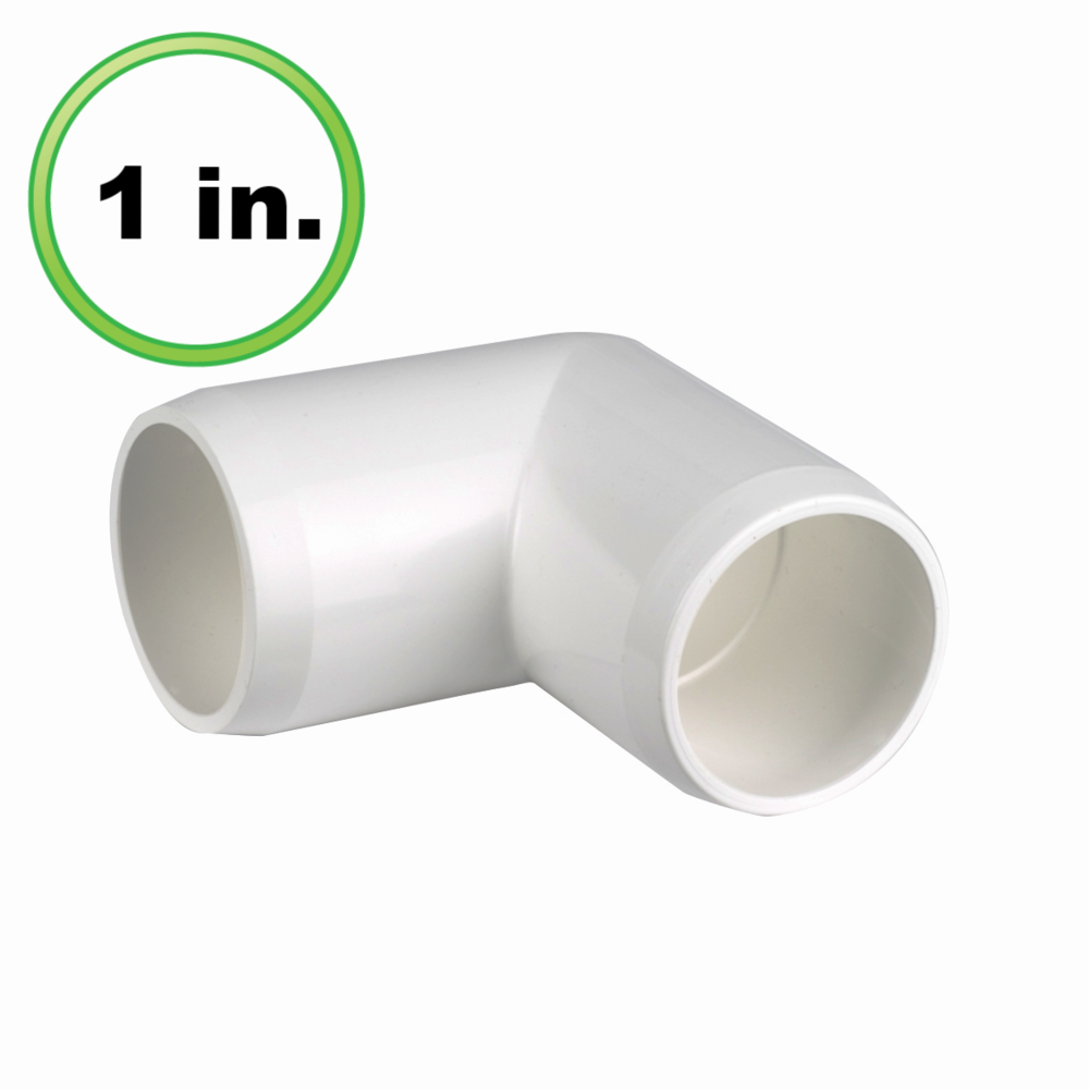 Ell 90 degree (1 inch), Type: 113-F (White), Volume: Per Piece