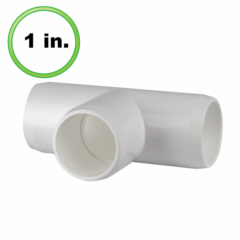 Tee (1 inch), Type: 123-F (White), Volume: Per Piece