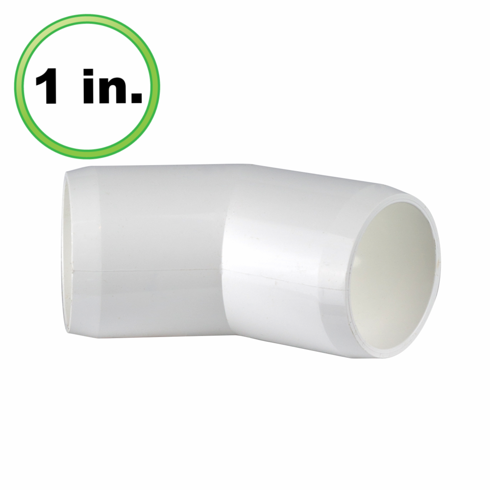 45 degree (1 inch), Type: 143-F (White), Volume: Per Piece