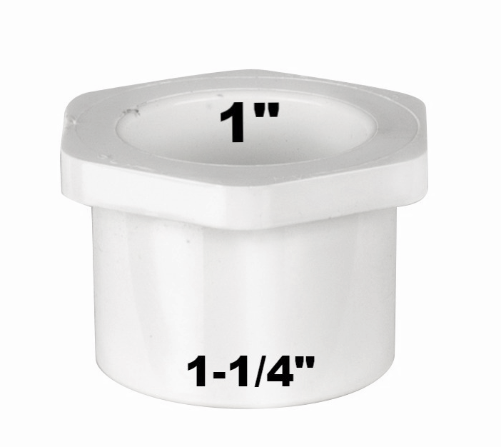 Reducer Bushing (1-1/4 inch X 1 inch)