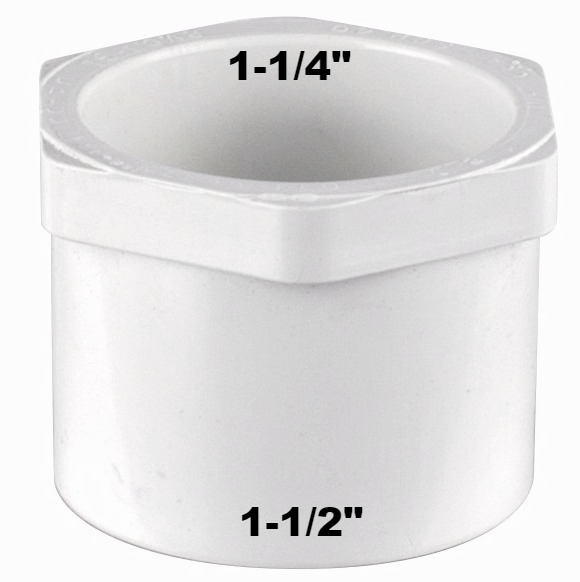 Reducer Bushing (1-1/2 inch X 1-1/4 inch)