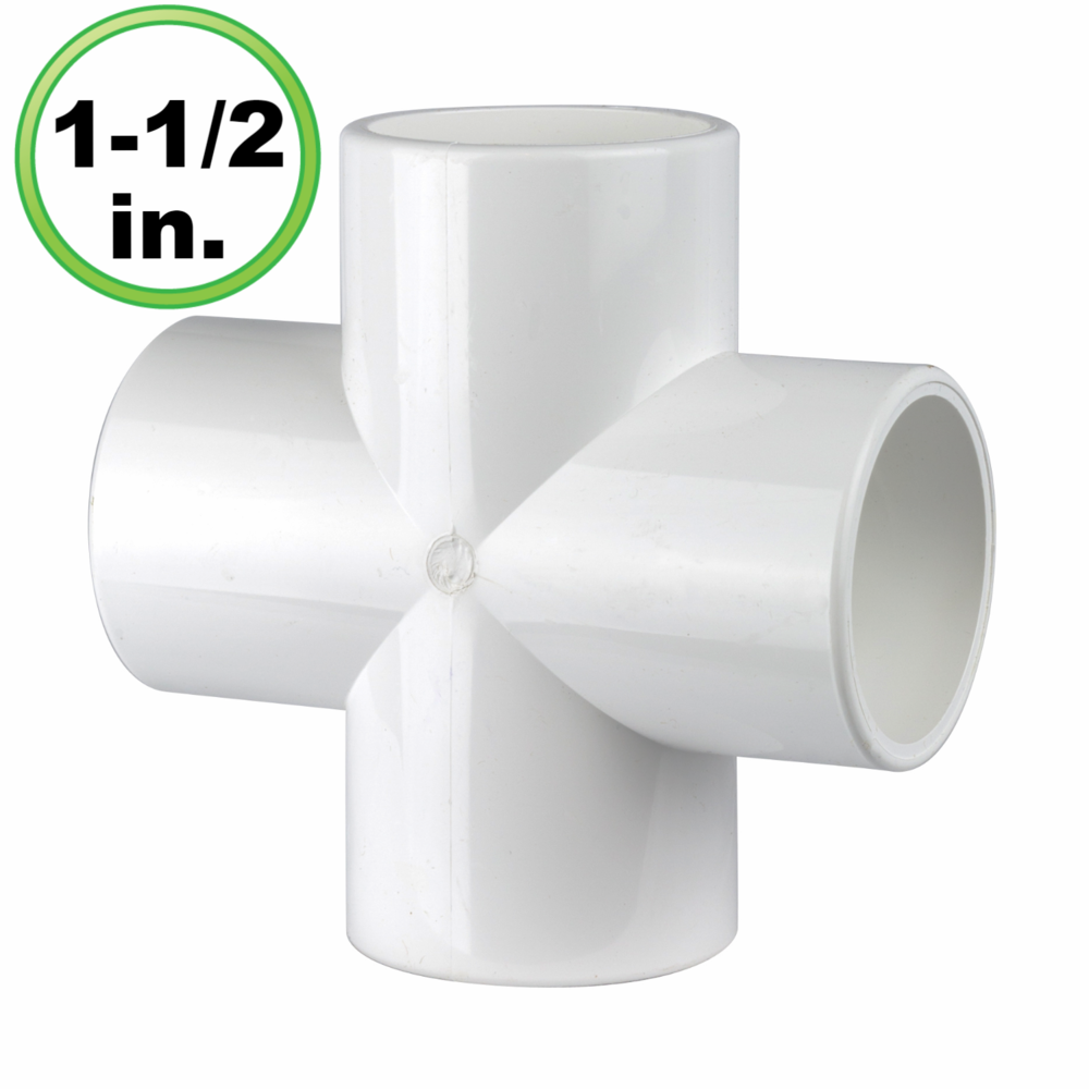 Cross (1-1/2 inch), Type: 135-F (White), Volume: Per Piece