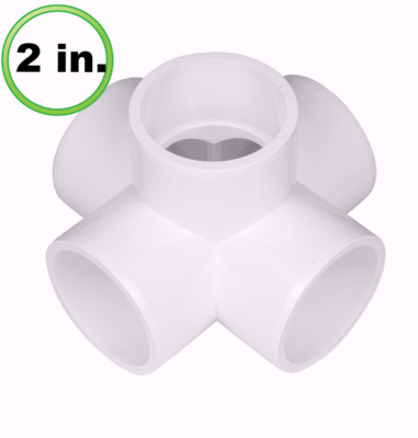 5 Way X (2 inch), Type: 56-F (White), Volume: Per Piece