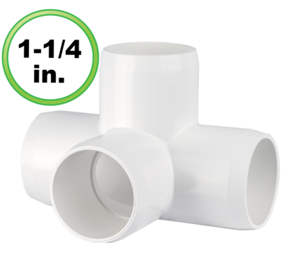 4 Way LT ( 1-1/4 inch), Type: 44-F (White), Volume: Per Piece