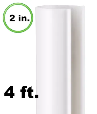 Snap Clamp ABS - 4 foot X 2 inch (for 2&quot; PVC)