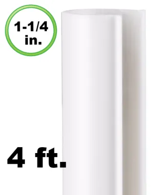 Snap Clamp ABS - 4 foot X 1-1/4 inch (for 1-1/4&quot; PVC)