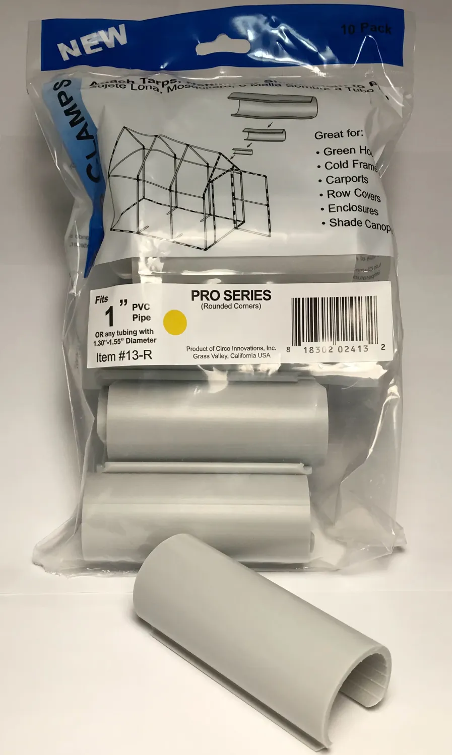 PRO Snap Clamp ABS - 3.5 inch X 1 inch PRO Snap Clamp ABS - 3.5 inch X 1 inch