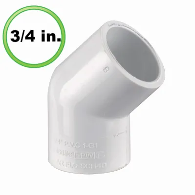 45 degree (3/4 inch)