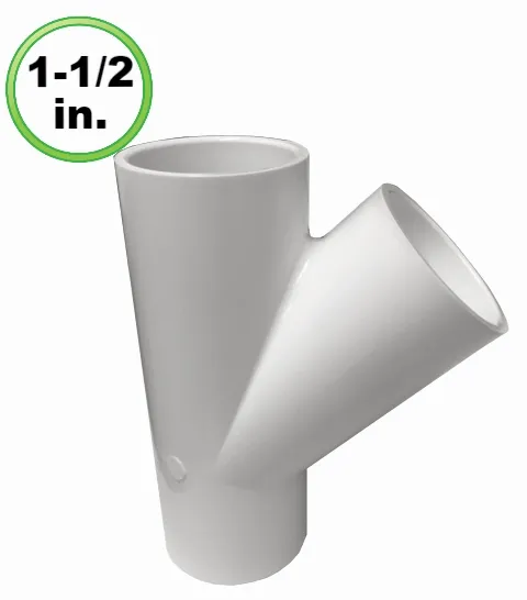 Wye 45 degree (1-1/2 inch)