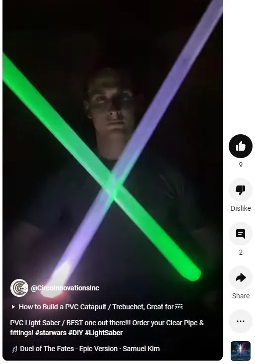 PVC Light Saber
