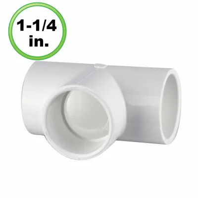 Tee - PVC Fitting (1-1/4 inch)