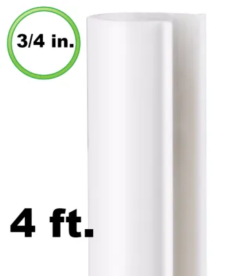 Snap Clamp ABS - 4 foot X 3/4 inch (for 3/4" PVC)