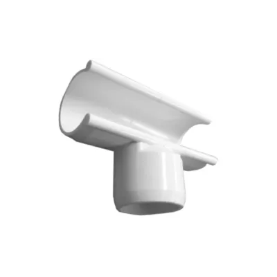 Side Saddle Tee for attaching pipe tee to PVC without cutting the pipe