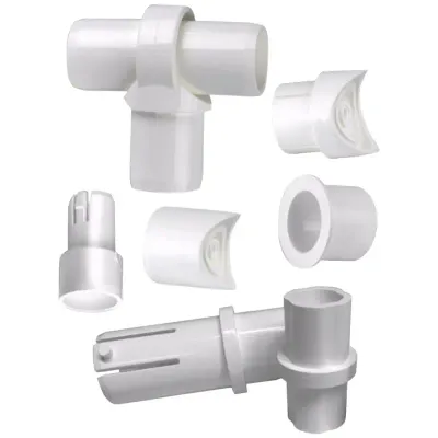 Internal and flush mounted PVC fittings like fishmouth fittigs and making a clean looking project with internal Tees