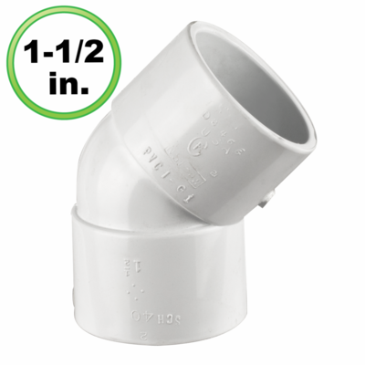 45 degree (1-1/2 inch)