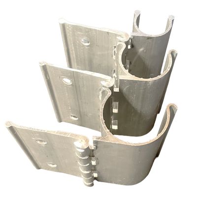 Aluminum Snap Hinges - Pipe to Flat