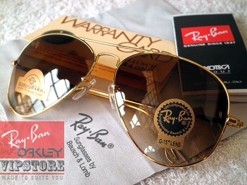 Ray-Ban Aviator Diamond Hard Gold (Grade 7A)