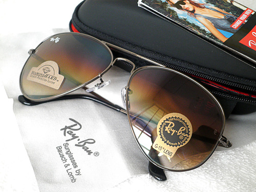Ray-Ban Aviator Diamond Hard Gun Metal (Grade 7A)
