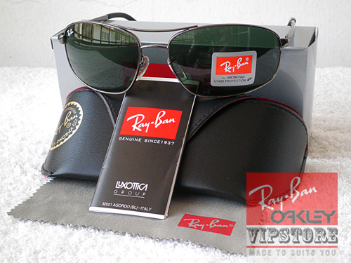 Ray-Ban RB3360 Gun Metal (Grade 5A)