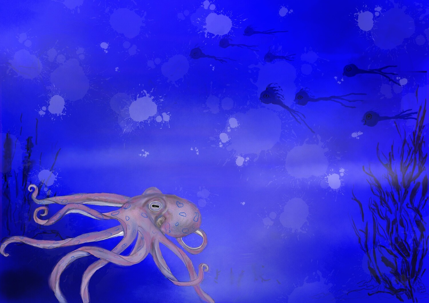 Octopus Ocean Art