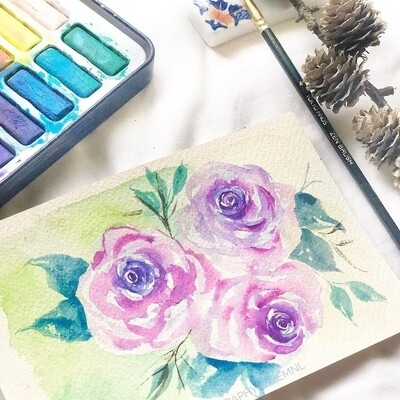 Tokyo Finds Professional Zen Brush Set of 3 for Acrylic Watercolor or Oil