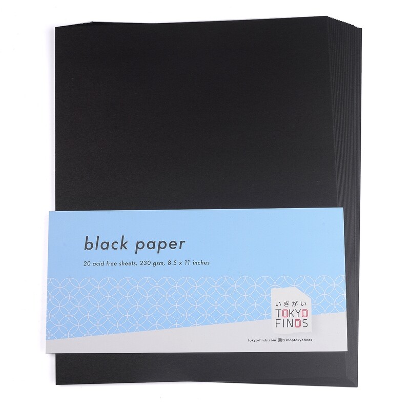 Tokyo Finds Black Paper