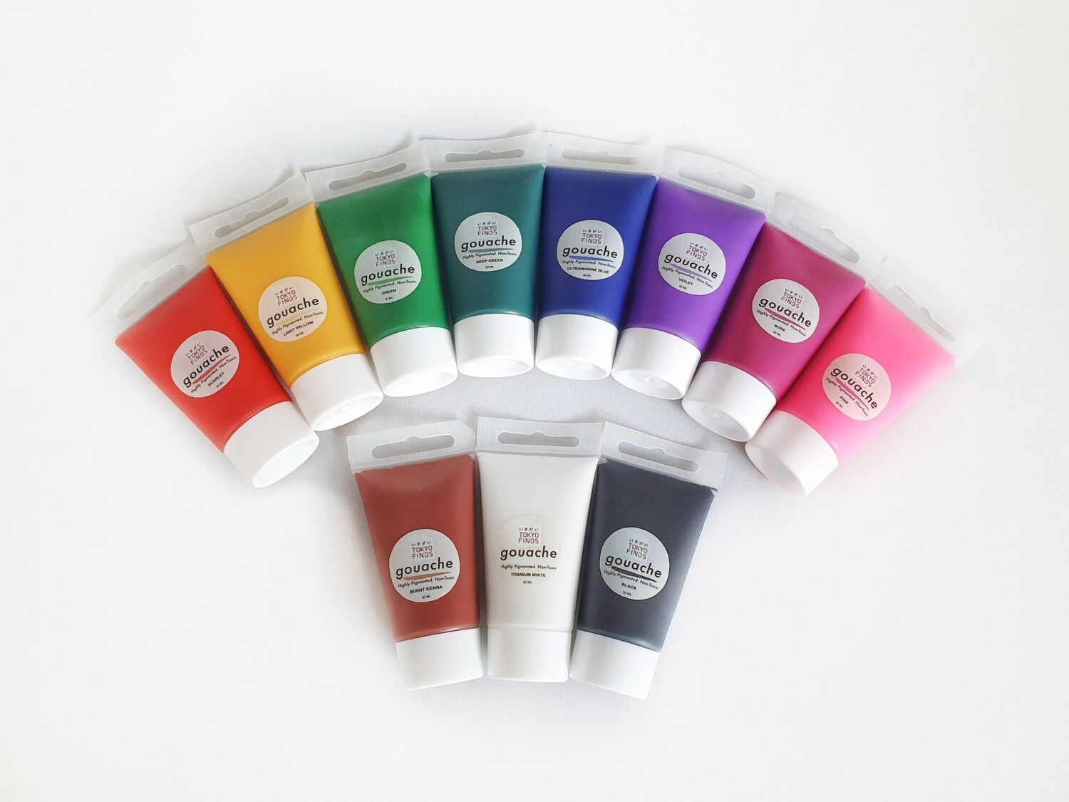 Tokyo Finds Gouache Paint Tubes 30ml