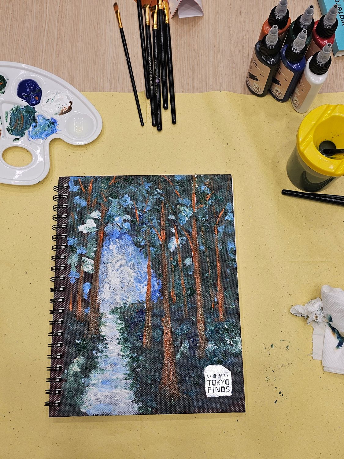 Acrylic Painting on Journal Cover Workshop