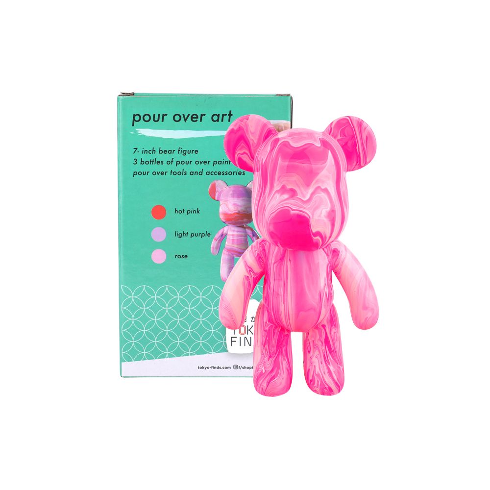 Tokyo Finds Pour Over Bear 7 Inch - HOTPINK