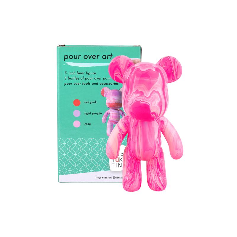 Tokyo Finds Pour Over Bear 7 Inch - HOTPINK Tokyo Finds Pour Over Bear 7 Inch - HOTPINK