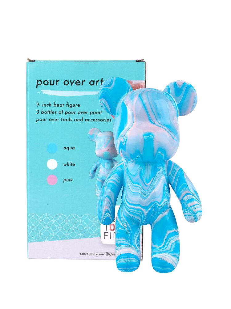 Tokyo Finds Pour Over Bear 9 Inch - AQUA