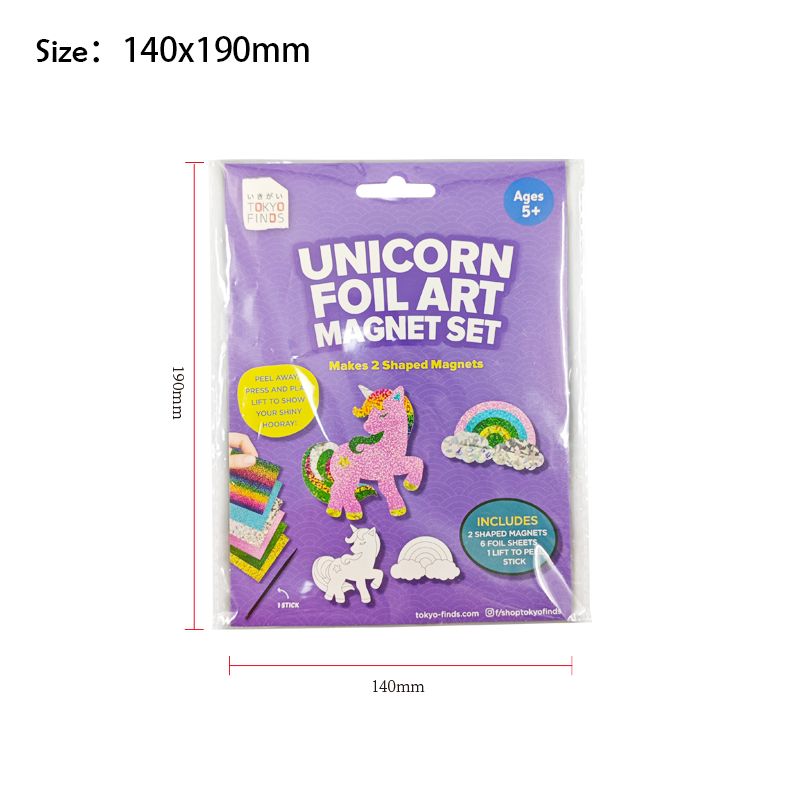 Tokyo Finds Unicorn Foil Art Magnet Set