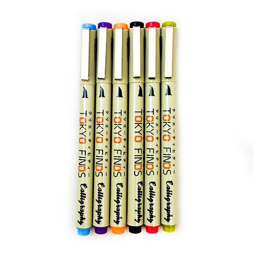 Tokyo Finds Calligraphy Pen Plum (Singles)