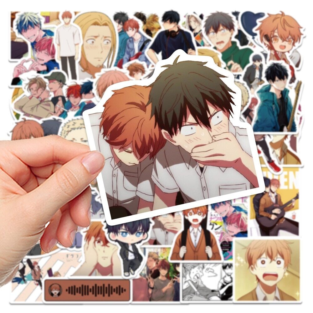 50pcs/lot Given Anime Stickers PVC Decal