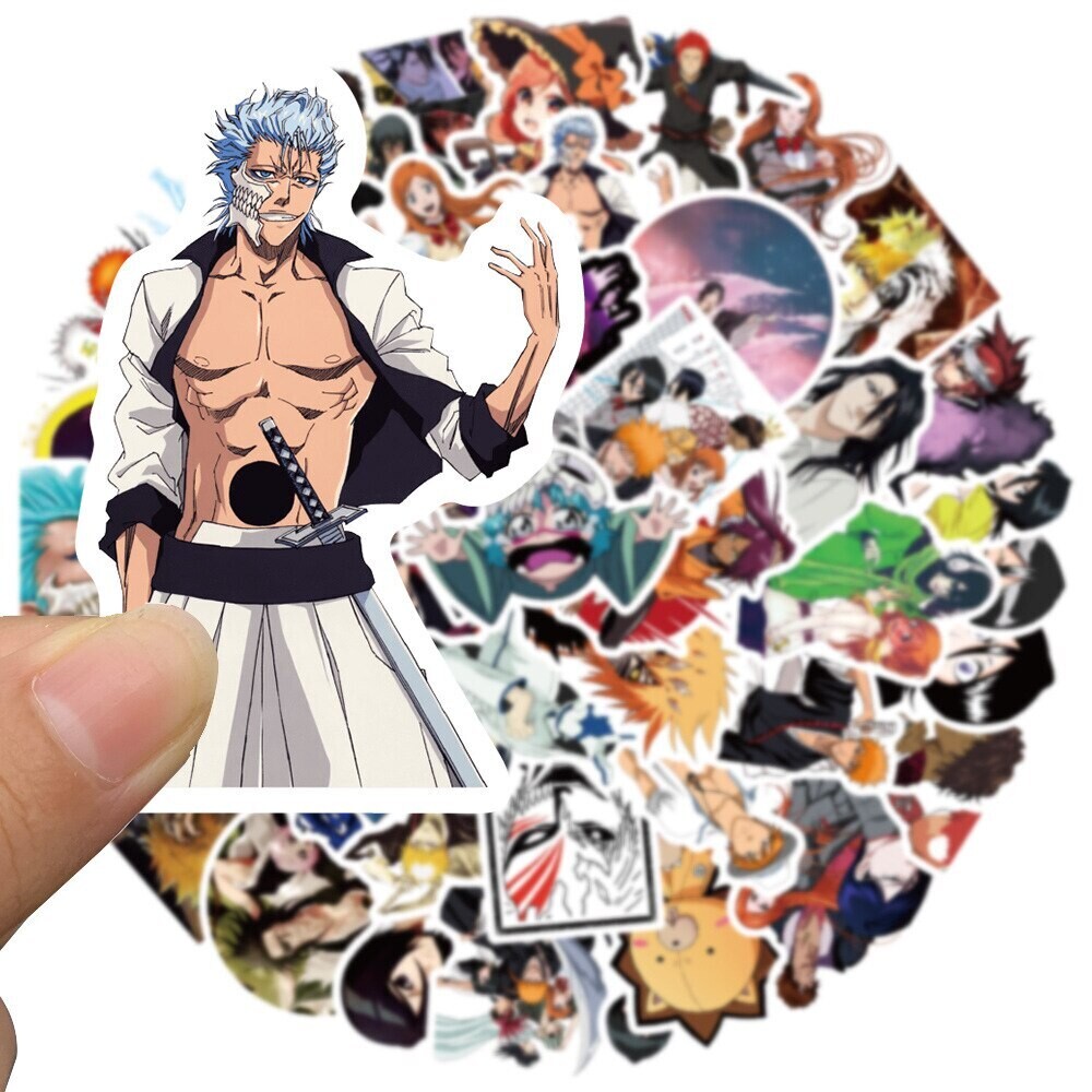 50pcs/lot Bleach Anime Stickers PVC Decal 50pcs/lot Bleach Anime Stickers PVC Decal