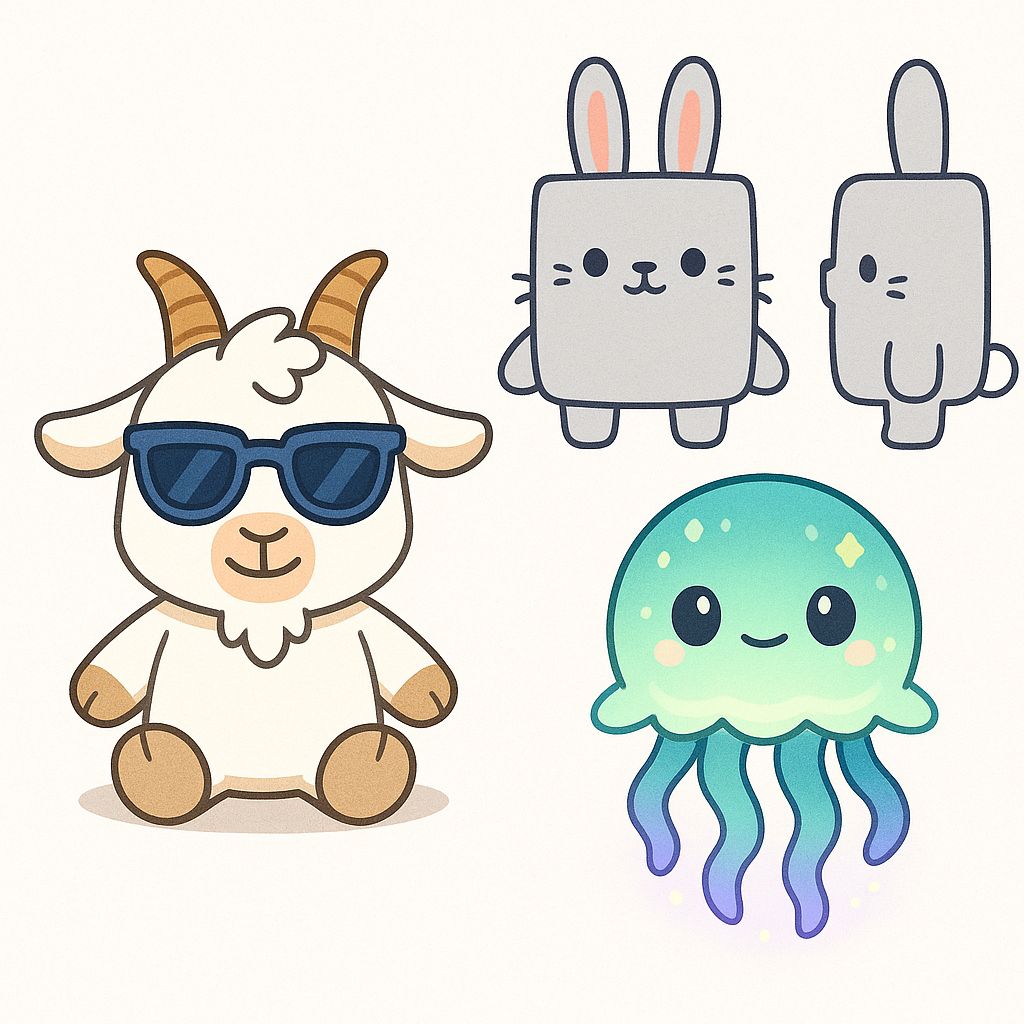Custom 2D Plush Design – Made from Your Idea, Drawing, or Character