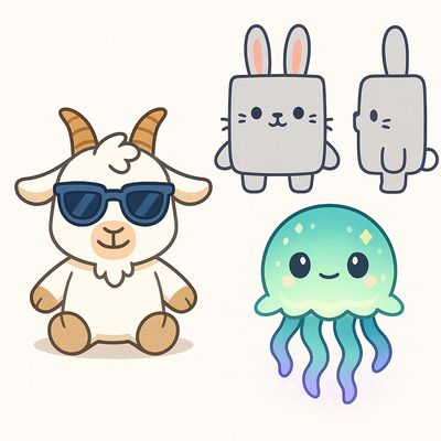 Custom 2D Plush Design – Made from Your Idea, Drawing, or Character