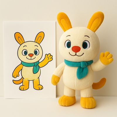Custom Plush Toy Made from Your Design or Photo