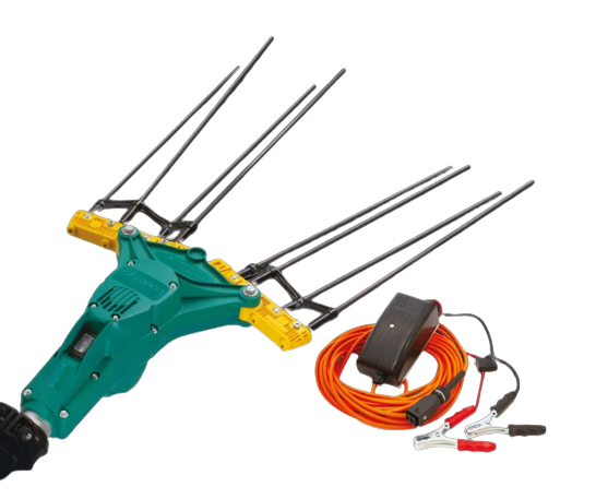 FALCON Abbacchiatore elettronico azionato da batteria da 12 volt