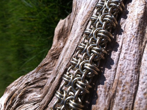 Stainless Steel Double Rail Bracelet