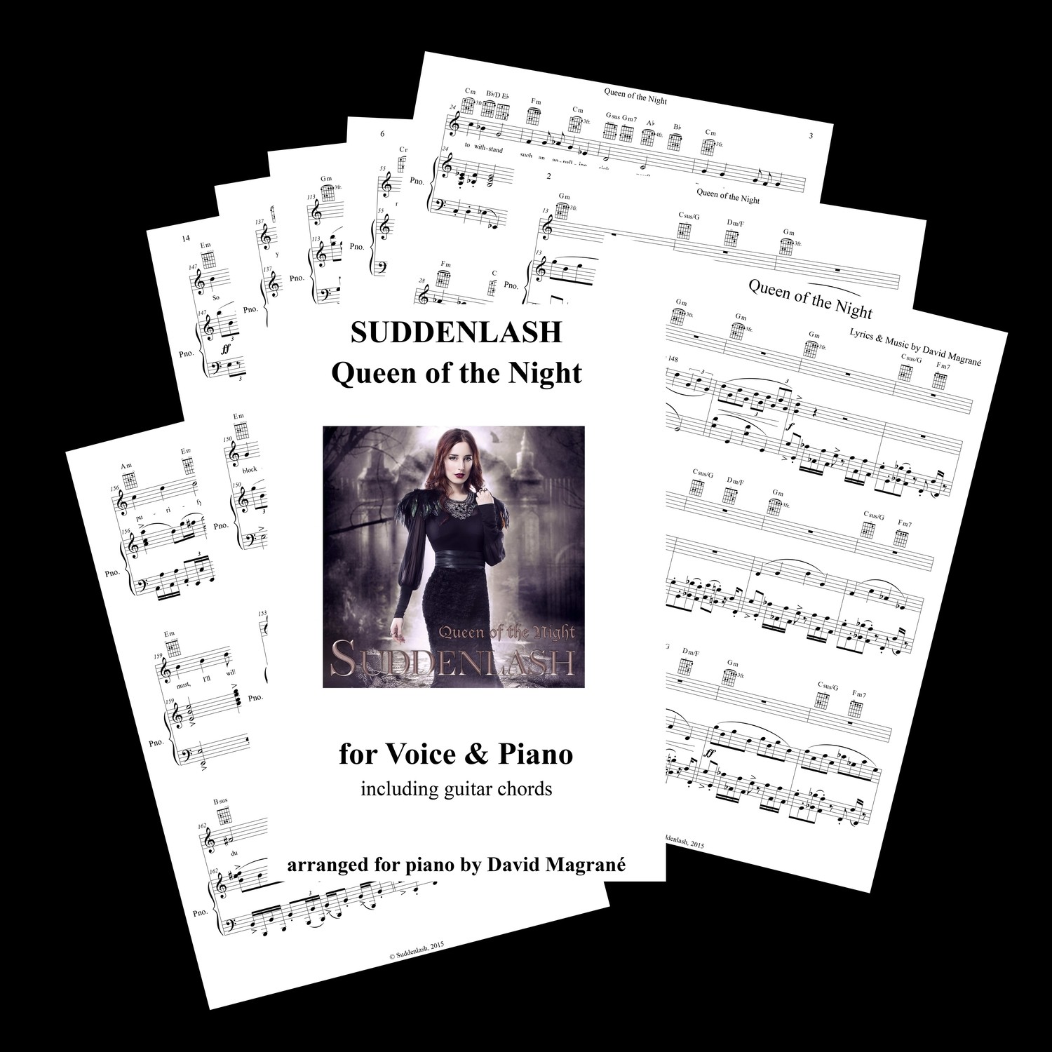 "Queen of the Night" Music Sheet for Voice and Piano "Queen of the Night" Music Sheet for Voice and Piano