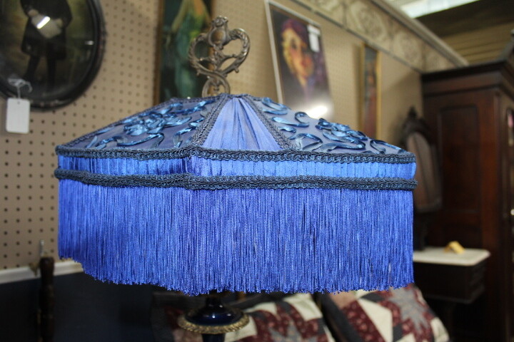 LAMP SHADE BLUE