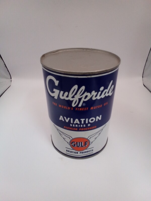 Gulfpride aviation series D. Oil can