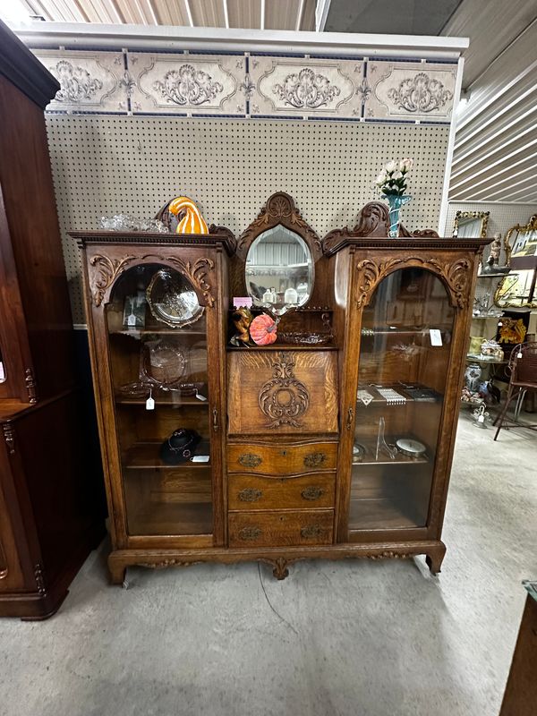 Oak double secretary