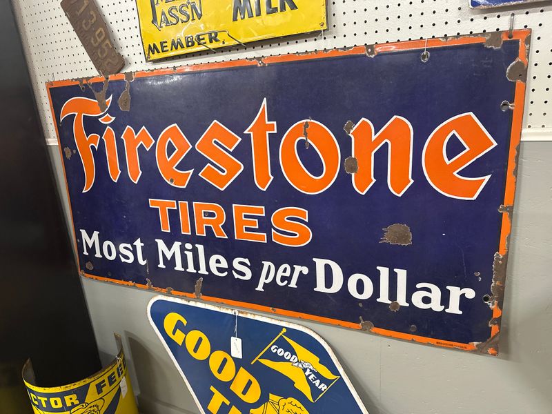 Firestone tire sign