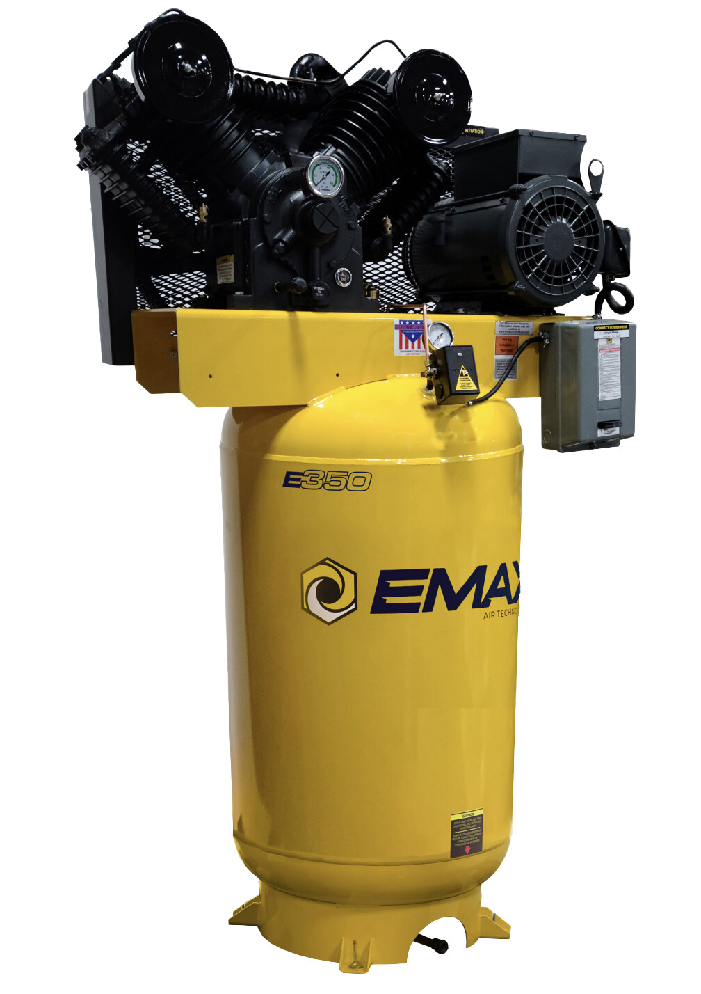 EMAX 7.5HP, 80 Gallon Air Compressor, 230V 1 Phase