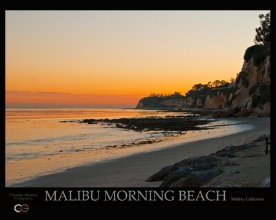 16 x 20 Malibu Morning Sunrise