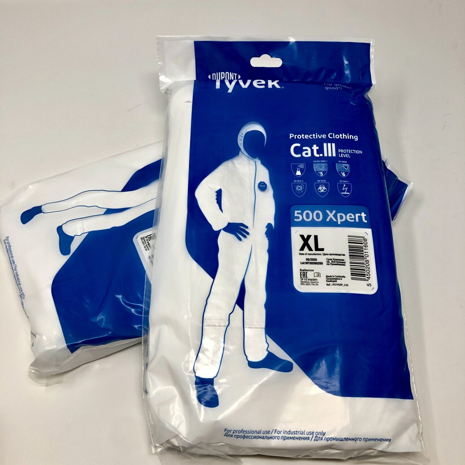 TUTA TYVEK DUPONT MOD.CLASSIC CAT.3 T5/6